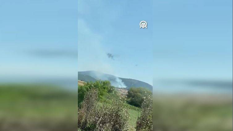 Balıkesir'de orman yangını! Karadan ve havadan müdahale ediliyor 3